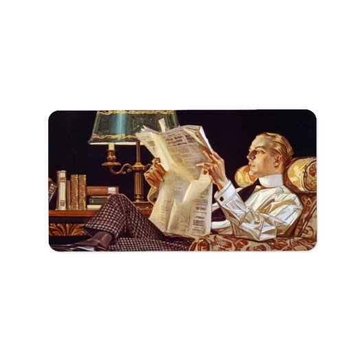 American Advertisement, Arrow shirt Collars, 1914 Etiket (Voorkant)