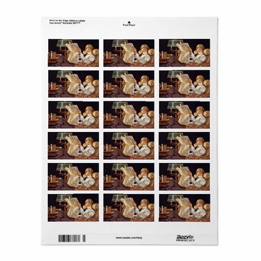 American Advertisement, Arrow shirt Collars, 1914 Etiket (Full Sheet)