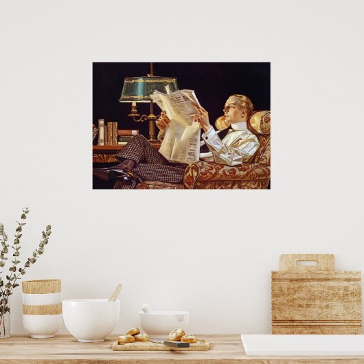 American Advertisement, Arrow shirt Collars, 1914 Poster (Keuken)