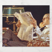 American Advertisement, Arrow shirt Collars, 1914 Sparkling Wijnetiket (Enkel label)