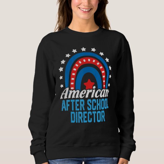 American After School Director Rainbow Usa Flag 4t Trui (Voorkant)