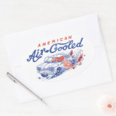 American Air Cooled Corvair sticker by Bard Beach (Envelop)
