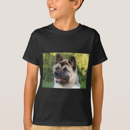 American Akita Dog T-shirt (Voorkant)