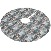 American Akita Hond Rijden Motorfiets Kerstmis Kerstboom Rok (Gekanteld)