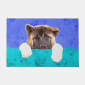 American Akita Puppy Deurmat (Voorkant)