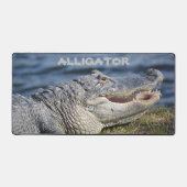 American Alligator Fotografische Wildlife Close-up Bureaumat (Voorkant)
