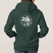 American Apparel Fleece Pullover Hoodie, dames (Achterkant)