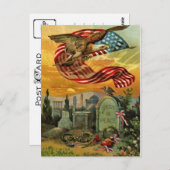 American Art Vintage Briefkaart (Voorkant / Achterkant)