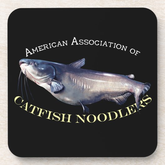 American Association of Catfish Noodlers Bier Onderzetter (Voorkant)