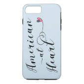 American at Heart Cell Phone Case (Achterkant)