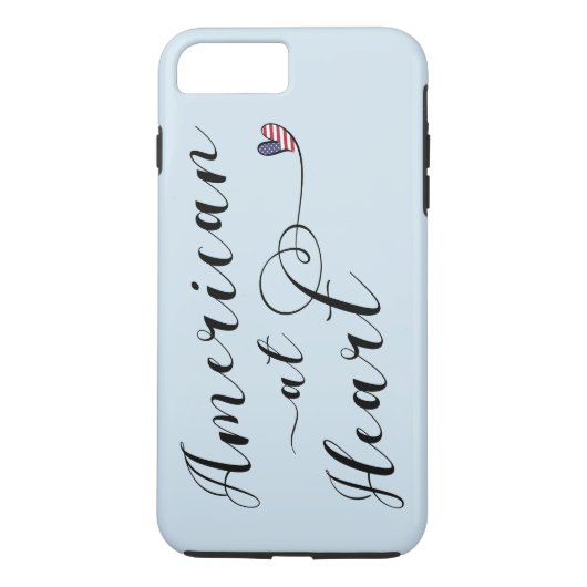 American at Heart Cell Phone Case (Achterkant)