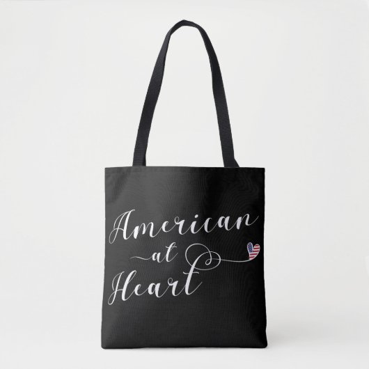 American At Heart Grocery Bag, VS Tote Bag (Voorkant)