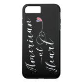 American at Heart Mobile Phone Case (Achterkant)
