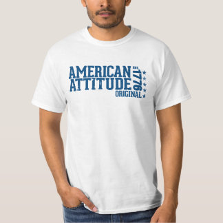 American Attitude T Shirt, Original White T-shirt