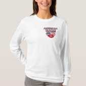 American Babe 4th of July Celebration T-shirt (Voorkant)