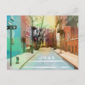 American Backstreets Scene Urban Pop Art Postcard Briefkaart (Voorkant)