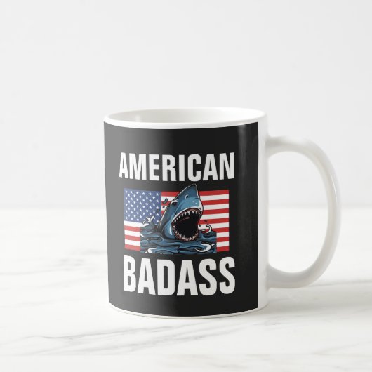 AMERICAN BADASS PATRIOT COFFEE MOK CUP (Rechts)