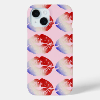 American Baddie Kiss Mark iPhone 15 Case