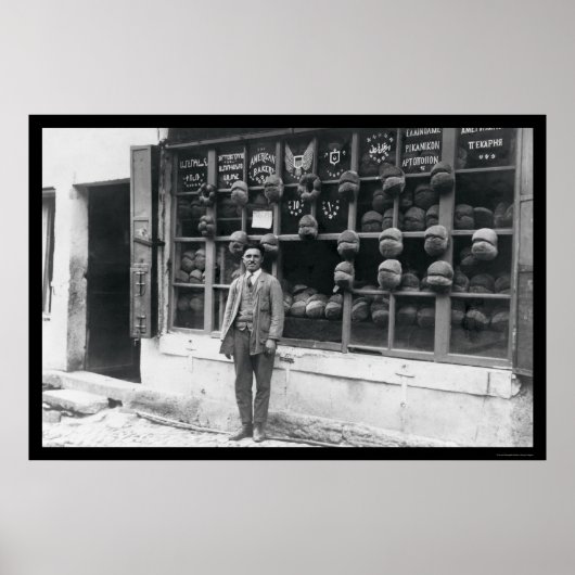 American Bakery in Istanbul, Turkey 1922 Poster (Voorkant)