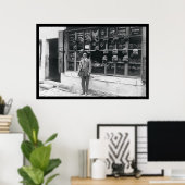 American Bakery in Istanbul, Turkey 1922 Poster (Thuiskantoor)