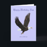 American Bald Eagle Birthday Kaart<br><div class="desc">American Bald Eagle Birthday Kaart. Deze kaart is gegrepen met een prachtig schilderij van een Amerikaanse Bald Eagle. Deze kaart kan op maat van de gelegenheid worden aangepast.</div>