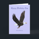 American Bald Eagle Birthday Kaart<br><div class="desc">American Bald Eagle Birthday Kaart. Deze kaart is gegrepen met een prachtig schilderij van een Amerikaanse Bald Eagle. Deze kaart kan op maat van de gelegenheid worden aangepast.</div>