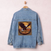American Bald Eagle Denim Dames Jas Design Denim Jacket (Hangar)