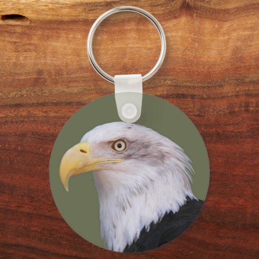 American Bald Eagle Foto Sleutelhanger (Achterkant)