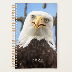 American Bald Eagle Gezicht Grappige Fine Art Planner