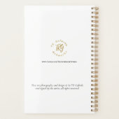 American Bald Eagle Gezicht Grappige Fine Art Planner (Achterkant)