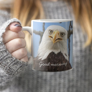 American Bald Eagle Goedemorgen Grappig Koffiemok