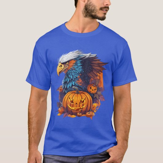 American Bald Eagle Halloween Patriottische Hallow T-shirt (Voorkant)