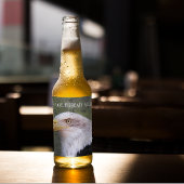 American Bald Eagle Head Bier Etiket