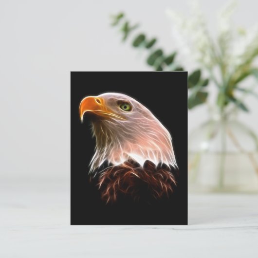 American Bald Eagle Head Briefkaart (Staand voorkant)