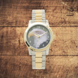 American Bald Eagle Head Horloge