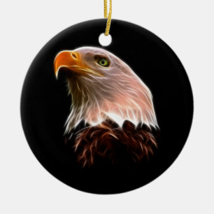 American Bald Eagle Head Keramisch Ornament