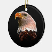 American Bald Eagle Head Keramisch Ornament (Links)