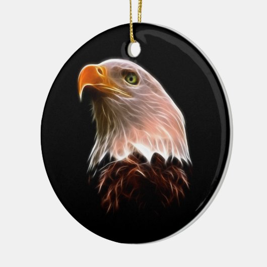 American Bald Eagle Head Keramisch Ornament (Links)