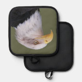 American Bald Eagle Head Pannenlap (Voorkant / Achterkant)