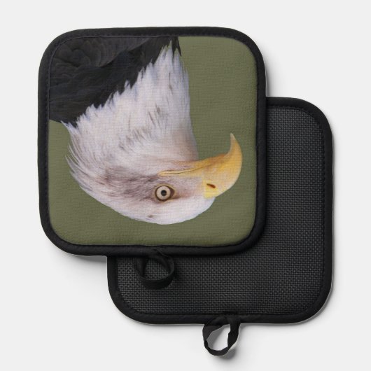 American Bald Eagle Head Pannenlap (Voorkant / Achterkant)