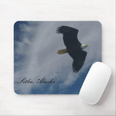 American Bald Eagle in Sitka, Alaska Muismat (Met muis)