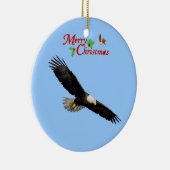 American Bald Eagle kerstversiering Keramisch Ornament (Rechts)