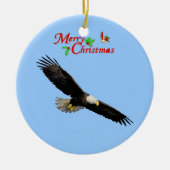American Bald Eagle kerstversiering Keramisch Ornament (Voorkant)