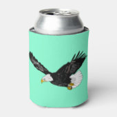 American Bald Eagle Koelbox - aangepaste kleuren Blikjeskoeler (Blikje Voorkant)