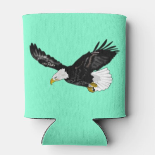 American Bald Eagle Koelbox - aangepaste kleuren Blikjeskoeler (Achterkant)