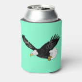 American Bald Eagle Koelbox - aangepaste kleuren Blikjeskoeler (Blikje Achterkant)