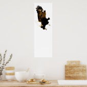 American Bald Eagle Landing Poster (Keuken)