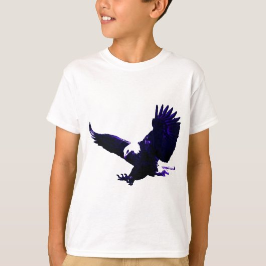 American Bald Eagle Landing T-shirt (Voorkant)
