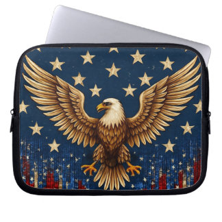 "American Bald Eagle Laptop Sleeve – Patriottische