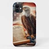 American Bald Eagle Patriottisme Case-Mate iPhone Case (Achterkant)
